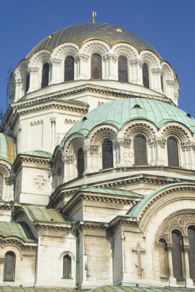 巨大的,索非亚,圆顶建筑,垂直画幅,无人,户外,alexander of yugoslavia,彩色图片