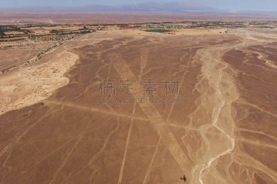 地质印痕,那斯卡线,泛美公路,纳斯卡城,潘帕斯大草原,印加人文明,水平画幅,主干路,无人,夏天