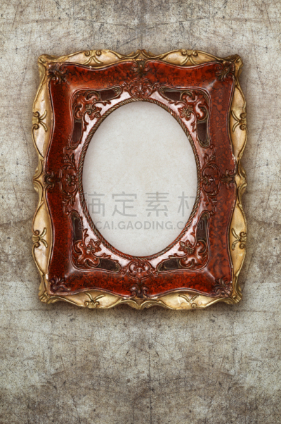 古典式,相框,背景,墙,手艺,金叶,镀金的,垂直画幅,留白,art deco风格