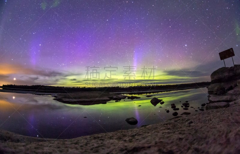 北极光,voyageurs national park,长的,明尼苏达,加拿大,著名景点,湖,河流,岩石,户外