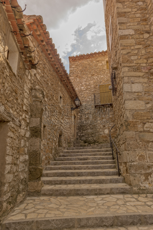 The town of Culla in CastellÃ³n, Valencia