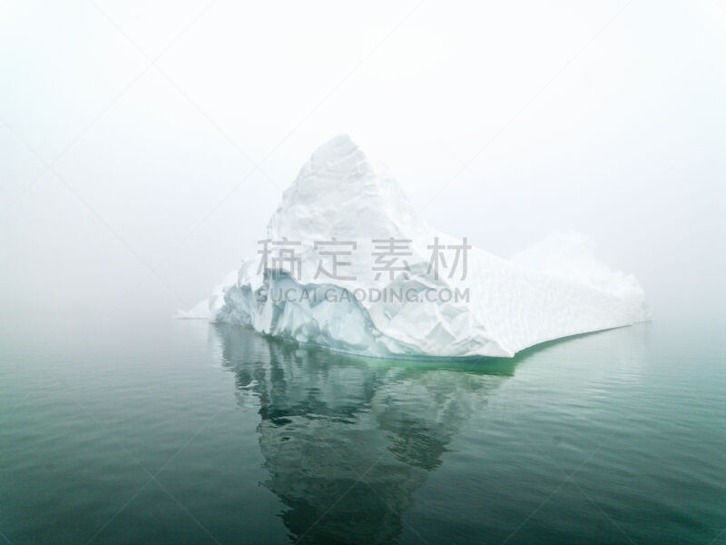 北冰洋,巨大的,冰山,格陵兰,天空,风,气候,雪,北美,戏剧性的景观