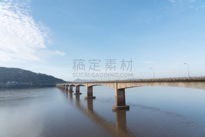 巴色,友谊,老挝,桥,日本,河流,占巴塞,夏天,户外,天空
