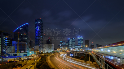 伦敦,伦敦码头区,水平画幅,无人,小路,2015年,光,火,港区轻轨铁路,摄影