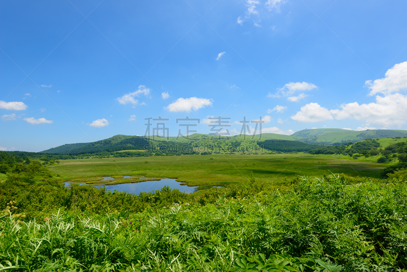 kirigamine,长野县,日本,yashimagahara swamp,雾峰高原,诹访,千野,日本阿尔卑斯山脉,避暑圣地,天空