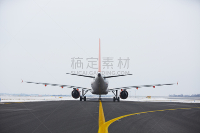 机场,天空,水平画幅,雪,户外,交通方式,航空业,方向,白色,沥青
