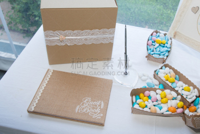婚礼,桌子,新婚夫妇,传统,贺卡,留言簿,法国,背景,消息,节日