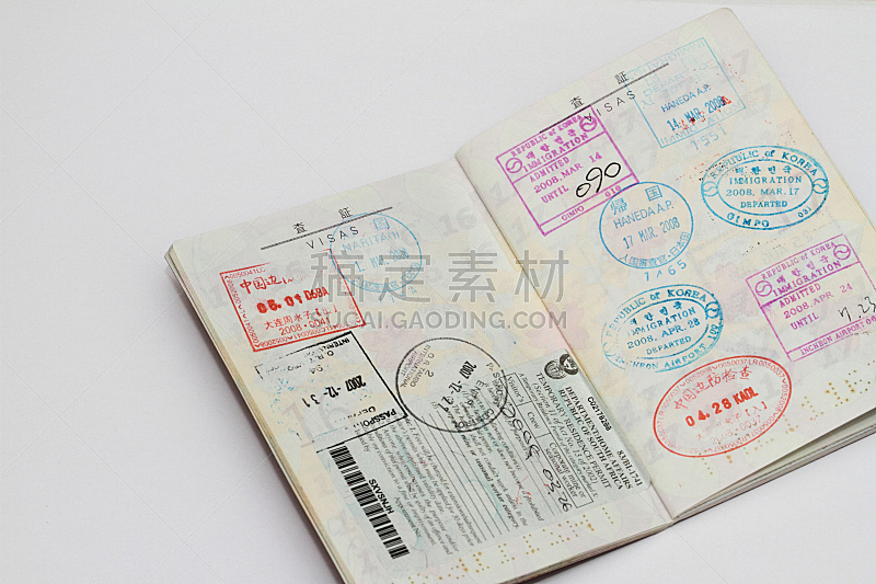 日本,维萨信用卡,旅游目的地,水平画幅,无人,商务旅行,球队回家,橡皮章