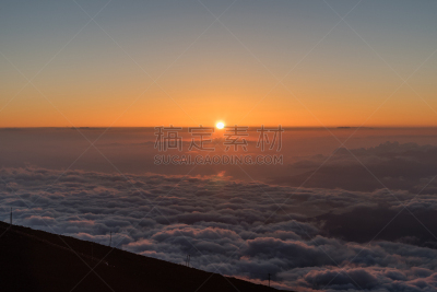 毛伊岛,在上面,看风景,哈雷卡拉火山口,已灭绝生物,独特视角,水,天空,美,水平画幅