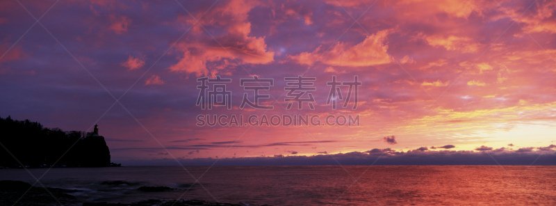 斯普利特岩灯塔,州立公园,美国,悬崖,水平画幅,无人,全景,建筑外部,户外,灯塔楼