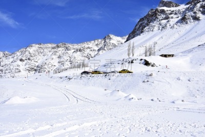 伊斯法罕,伊朗,滑雪场,呕吐物,扎格罗斯山脉,伊斯法罕省,深雪,雪板,滑雪板,天空