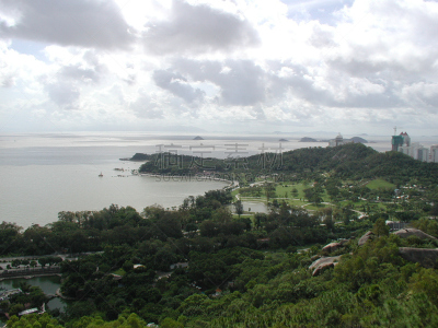 珠海,海滩,风景,天空,公园,水平画幅,绿色,无人,夏天,户外