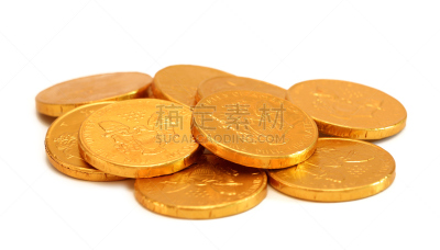 黄金,巧克力,储蓄,水平画幅,银行,无人,符号,金属,特写,白色