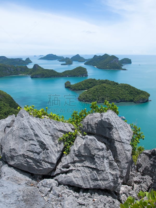 岩石,岛,安通群岛国家海洋公园,动物群,垂直画幅,水,无人,安达曼海,夏天,户外