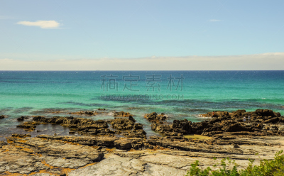 海洋,美,水平画幅,无人,巨大的,夏天,户外,草,云景,非凡的