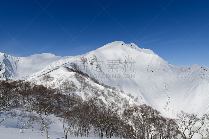 山,摄像机拍摄角度,自然,风景,冬天,图像,雪,二月,无人,里山