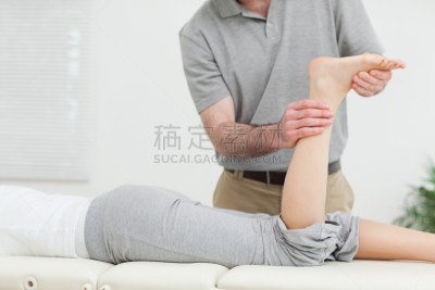 女人,腿,前锋,物理疗法,30到39岁,替代疗法,辅导讲座,水平画幅,30岁到34岁,白人