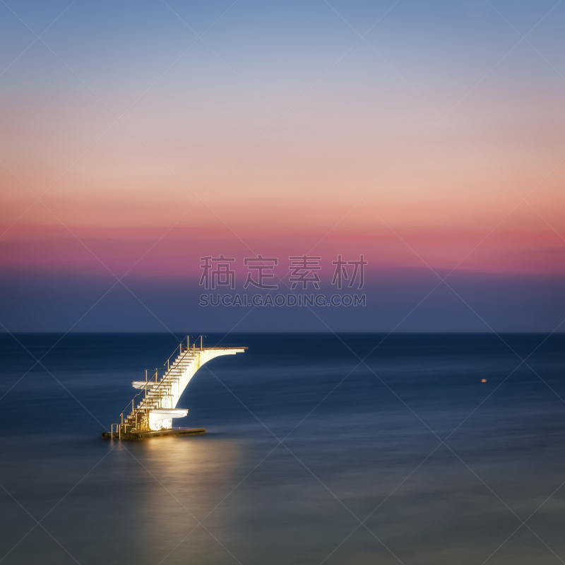水,跳板,自然,建筑,多德卡尼斯群岛,人,夏天,建筑外部,户外,要塞