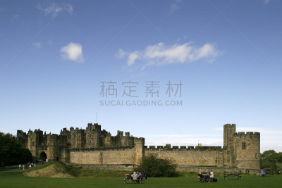 安尼克城堡,安尼克,英格兰东北部,旅游目的地,水平画幅,建筑,古老的,旅行者,夏天,建筑外部