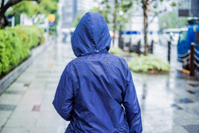 雨,女人,办公室小丑,雨鞋,泛光照明,暴雨,防波堤,雨季,水灾,倒计时