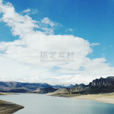 水库,波音达猎犬,自然,水,天空,洛矶山脉,无人,蓝色,户外,在移动设备上拍摄