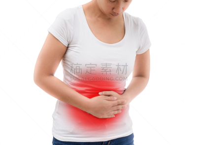 女人,休闲装,青年人,胃,胃疼,有月经,美,身体受伤,水平画幅,美人