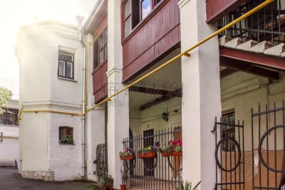 The back yard ‘Yaroshenko' house of Khitrovskaya Square in Moscow. It housed cheap rooms, shelters for the poor.