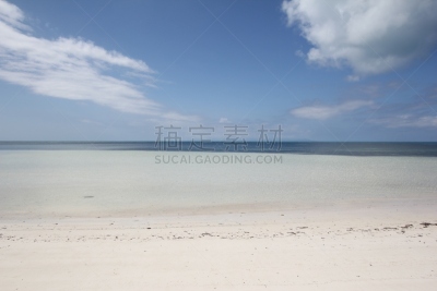 沙子,大湾海滩,白色,海滩,普拉斯林,塞舌尔,水,天空,水平画幅,无人