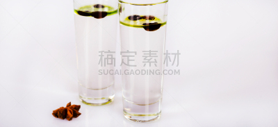 芳香的,含酒精饮料,茴芹,饮料,玻璃,咖啡豆,烤咖啡豆,褐色,水平画幅,鸡尾酒