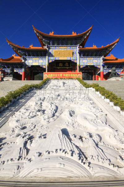 崇圣寺三塔,垂直画幅,过大的,当地著名景点,巨大的,犹太教会堂,大门,僧院,佛塔,龙