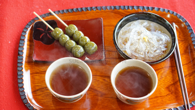 甜点心,日本,糖果店,上菜,传统,京都府,茶树,丹科湾,团子饺子,水平画幅