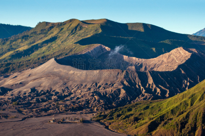 婆罗摩火山,火山,塞梅鲁火山,滕格尔火山,东爪哇,水平画幅,火山地形,早晨,户外
