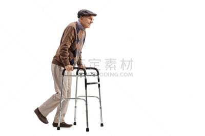 老年人,助行架,流动的行人,70到90岁,脊柱,老人病科,骨骼,水平画幅,铝,白人