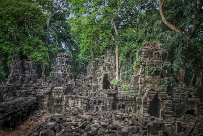柬埔寨,寺庙,远古的,古董,班迭棉吉省,旅游目的地,水平画幅,无人,古老的,户外