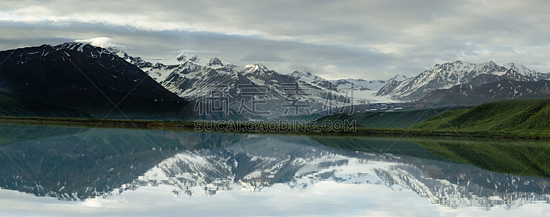 湖,地形,全景,合成图像,水,灵感,水平画幅,高视角,山,雪