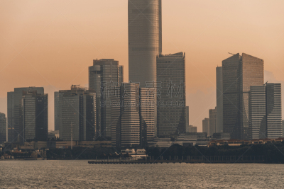 现代滨水城市景观