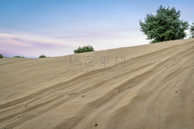 越野吉普,沙丘,运动跑道,梅迪辛博山脉,脚印,洛矶山脉,水平画幅,地形,沙子,无人