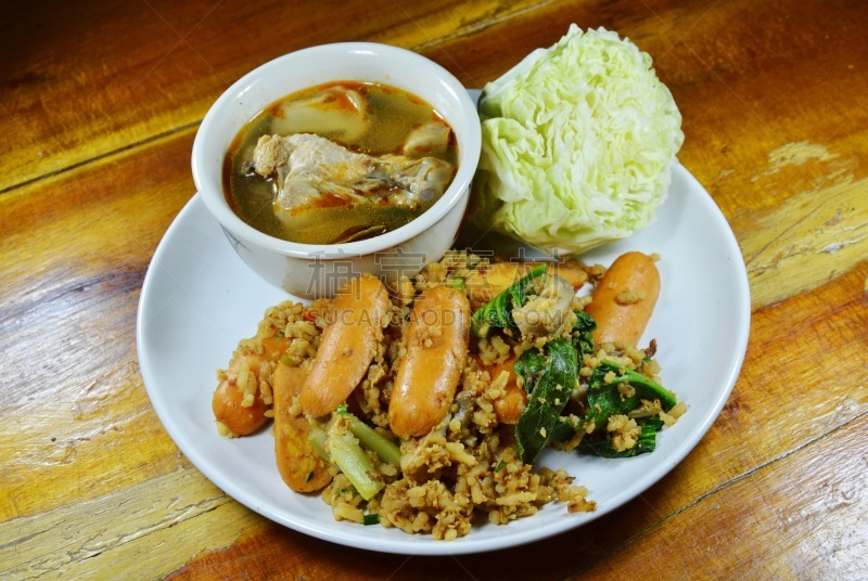 香料,香肠,汤,酱油,黑色,蔬菜,泰国食品,杯,食品,泰国