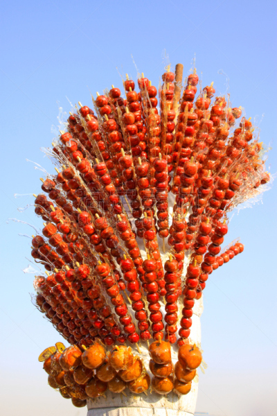 葫芦,冰,糖,垂直画幅,天空,美,民间音乐,户外,山楂
