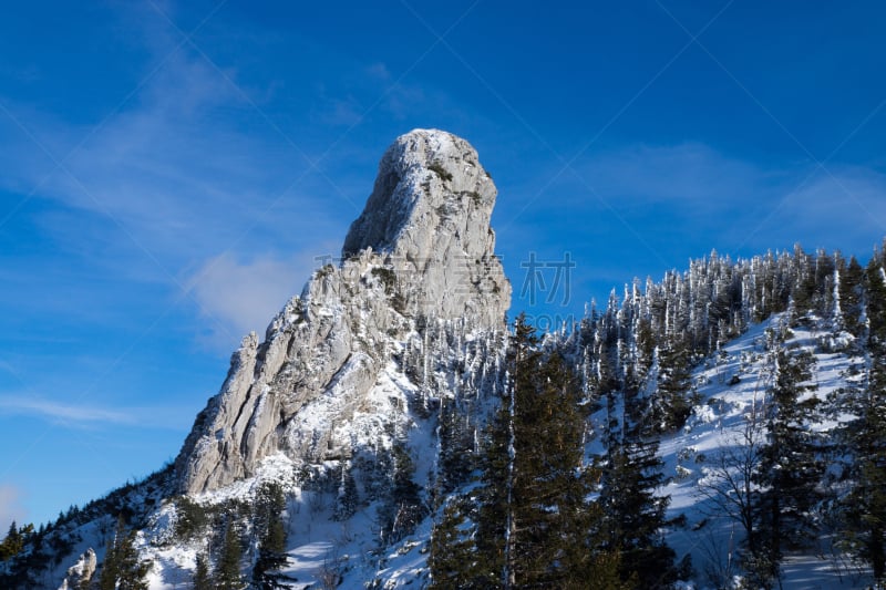 坎彭完特,巴伐利亚,德国,基姆高尔阿尔卑斯山,基姆高,基姆湖,水平画幅,雪,无人,滑雪运动