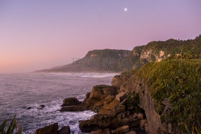 punakaiki,薄饼岩,呼吸孔,地形,新西兰,格雷茅斯,新西兰南岛,石灰石,水,美
