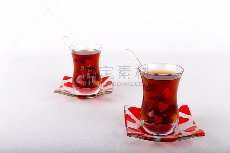 茶,杯垫,红茶,饮食,水平画幅,玻璃,饮料,盘子,红色,热