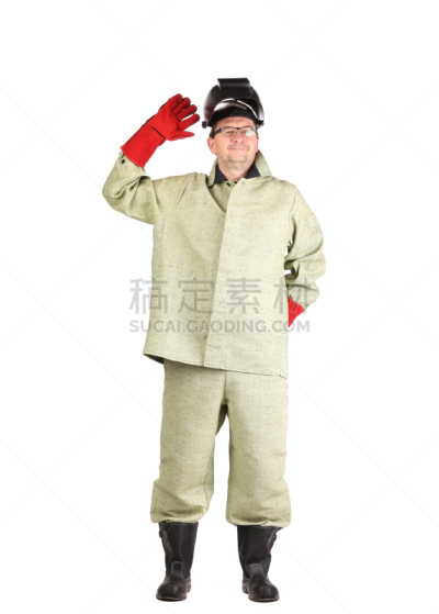 焊工,护手套,红色,马累,防护面罩,垂直画幅,面罩,制服,金属,男性