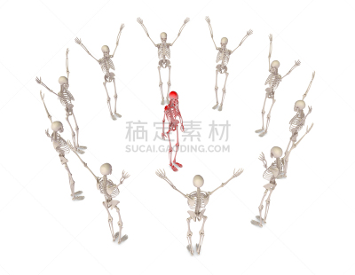人群,概念,与众不同,领导能力,团队,商务,成年的,骨骼,人类骨架,职业
