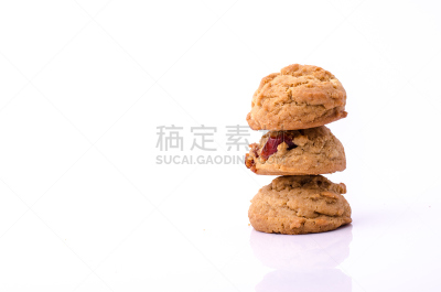 饼干,巧克力脆片,白色,布劳甘山,留白,褐色,水平画幅,不健康食物,小吃,清新