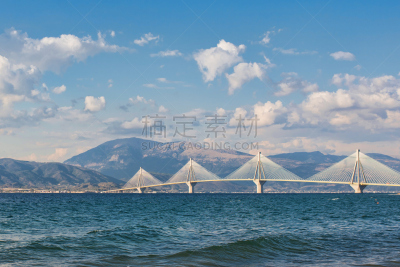 希腊,佩特雷,风景,安蒂里奥大桥,水,天空,美,水平画幅,沙子,无人