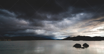冰岛国,在上面,海洋,1号公路,瓦特纳冰原,寒冷,水平画幅,山,冰河