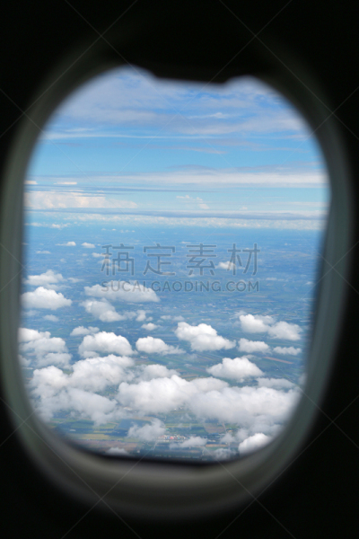天空,云,窗户,看风景,军用机,垂直画幅,风,泥土,动物身体部位,光