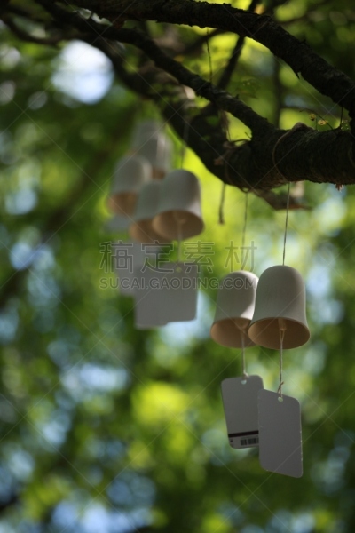 风铃,梁山,短册街,日本风铃,垂直画幅,风,舌头,传统,夏天,阴影