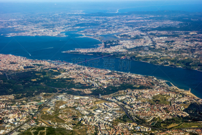 里斯本,都市风景,瓦斯科·达·伽马大桥,塔霍河,飞机跑道,体育场,风,水平画幅,建筑,无人